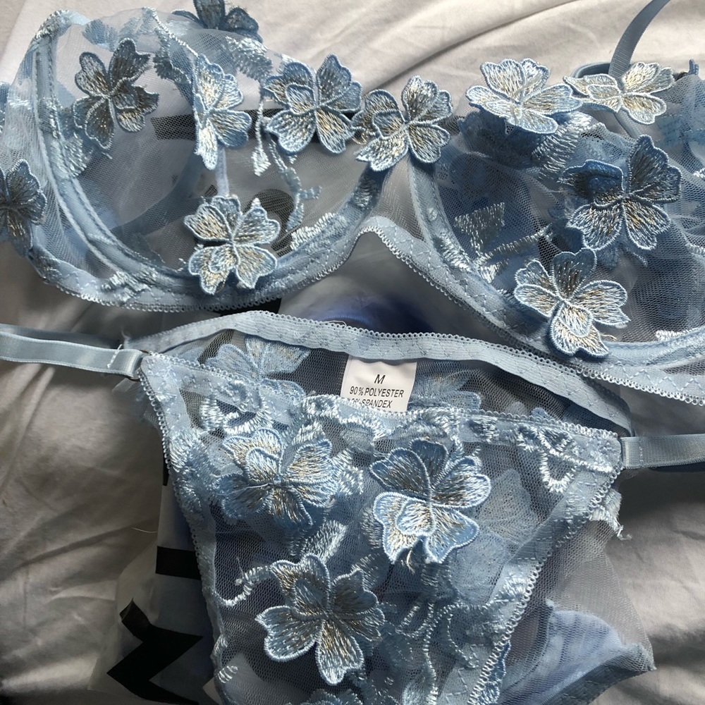 Two sets of Blue lingerie 🦋